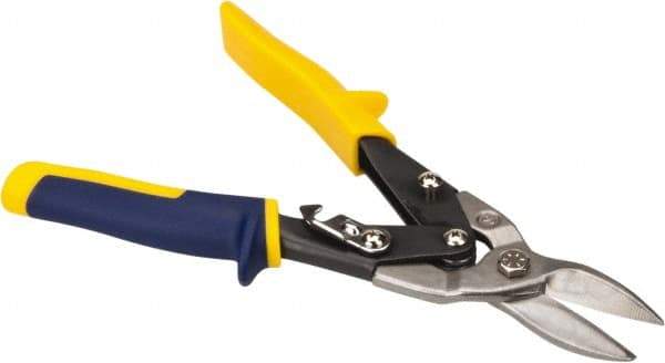 Lenox - 1-5/16" Length of Cut, Straight Pattern Aviation Snip - 10" OAL, 18 AWG Steel Capacity - A1 Tooling