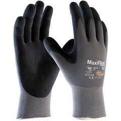 ‎42-874/XXL MaxiFlex Seamless Knits - MaxiFlex Ultimate w/ AD-APT - Gray 15G Nylon Shell - Blk MicroFoam Grip