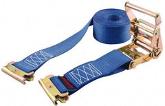 Erickson Manufacturing - 16' Long x 2" Wide, 3,500 Lb Basket Capacity, Polyester & Steel Web Sling - Blue - A1 Tooling