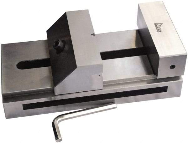 Gibraltar - 5-29/32" Jaw Width, 7" Jaw Opening Capacity, 1.969" Jaw Height, Toolmaker's Vise - Flat Jaw, 0.00012" Parallelism, 0.0002" Squareness, 300mm OAL x 3-15/16" OAH - A1 Tooling