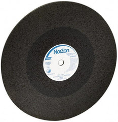 Norton - 20" Zirconia Alumina Cutoff Wheel - 5/32" Thick, 1" Arbor, 2,710 Max RPM, Use with Stationary Grinders - A1 Tooling