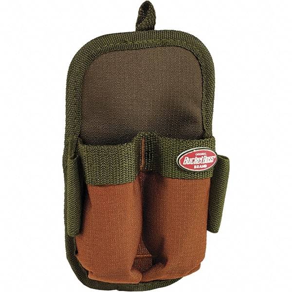 Bucket Boss - 2 Pocket General Purpose Holster - Polyester, Brown & Green - A1 Tooling