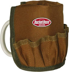 Bucket Boss - 12 Pocket General Purpose Holster - Polyester, Brown & Green - A1 Tooling