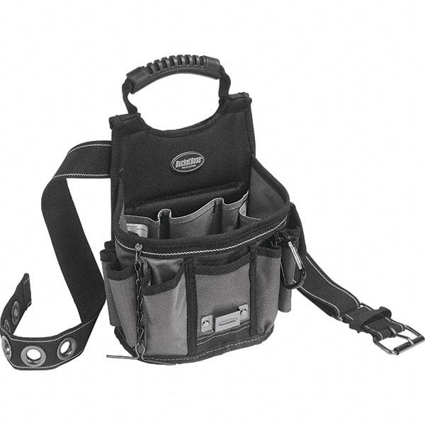 Bucket Boss - 13 Pocket General Purpose Holster - Ballistic Polyester, Black & Gray - A1 Tooling