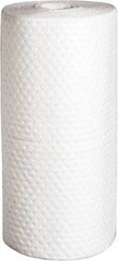 PRO-SAFE - 36 Gal Capacity per Package, Oil Only Roll - 150' Long x 15" Wide, White, Polypropylene - A1 Tooling