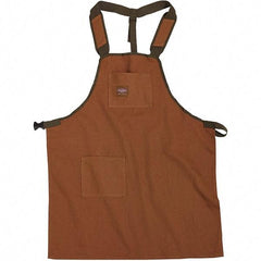 Bucket Boss - 30 to 52" Waist Apron - 2 Pocket, Brown/Green, Canvas - A1 Tooling