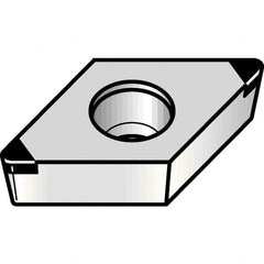 Kennametal - CNGM433 CB1 Grade KBH20 PCBN Turning Insert - Nano-Composite Finish, 80° Diamond, 1/2" Inscr Circle, 3/16" Thick, 3/64" Corner Radius - A1 Tooling