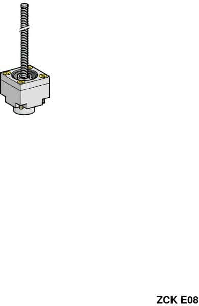 Telemecanique Sensors - 3.7 Inch Long, Limit Switch Head - For Use with ZCK Limit Switches - A1 Tooling