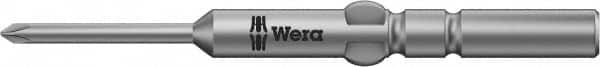 Wera - 5mm Drive, #00 Phillips Screwdriver Bit - 2-3/8" OAL - A1 Tooling