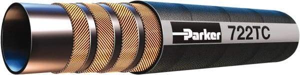 Parker - -6 Hose Size, 3/8" ID x 0.8" OD, 4,000 psi Work Pressure Hydraulic Hose - 2-1/2" Radius, Synthetic Rubber, -40°F to 257°F - A1 Tooling