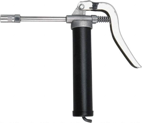 PRO-LUBE - 3,000 Max psi, Rigid Pistol Grease Gun - 3 oz Capacity, 1/8 Thread Outlet, 67 Strokes per oz, Cartridge Fill - A1 Tooling