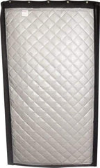 Singer Safety - 4' Long x 48" Wide, Fiberglass Modular Acoustic Screen/Frame - ASTM E-84 Specification, Metallic Gray - A1 Tooling