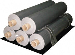 Singer Safety - 30' Long x 53" Wide x 0.11" Thick, Barium Sulfate Loaded Vinyl Roll - Federal Test Standard 191, Method 5903 Specification, Black - A1 Tooling