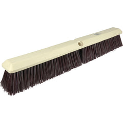 18″ - Maroon Heavy Perma Sweep Broom Without Handle - A1 Tooling