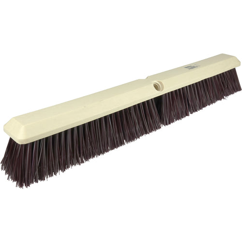 24″ - Maroon Heavy Perma Sweep Broom Without Handle - A1 Tooling