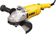 DeWALT - 9" Wheel Diam, 6,500 RPM, Corded Angle & Disc Grinder - 5/8-11 Spindle, 120 Volts - A1 Tooling