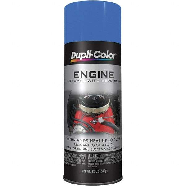 Krylon - 12 oz Ford Blue Automotive Heat Resistant Paint - High Gloss Finish, Comes in Aerosol Can - A1 Tooling