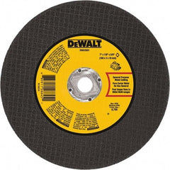 DeWALT - 7" 24 Grit Aluminum Oxide Cutoff Wheel - 1/8" Thick, 5/8" Arbor, 8,700 Max RPM, Use with Angle Grinders - A1 Tooling