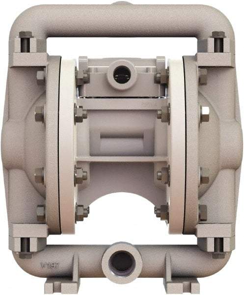 Versa-Matic - 1/2" NPT, Air Operated Diaphragm Pump - PTFE Diaphragm, Aluminum Housing - A1 Tooling