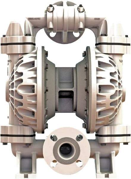 Versa-Matic - 1-1/4 \x96 1-1/2 NPT, Air Operated Diaphragm Pump - Santoprene Diaphragm, Polypropylene Housing - A1 Tooling