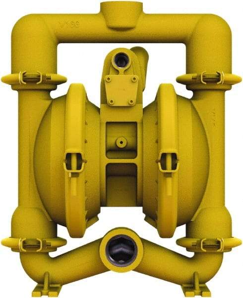 Versa-Matic - 1-1/4 \x96 1-1/2 NPT, Air Operated Diaphragm Pump - Santoprene Diaphragm, Aluminum Housing - A1 Tooling