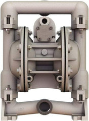 Versa-Matic - 1" NPT, Air Operated Diaphragm Pump - Santoprene Diaphragm, Aluminum Housing - A1 Tooling