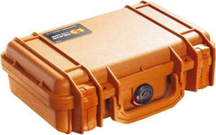 Pelican Products, Inc. - 8-11/32" Wide x 3-25/32" High, Clamshell Hard Case - Orange, Polyethylene - A1 Tooling