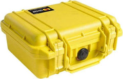 Pelican Products, Inc. - 9-11/16" Wide x 4-7/8" High, Clamshell Hard Case - Yellow, Polyethylene - A1 Tooling