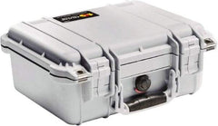 Pelican Products, Inc. - 11-5/8" Wide x 6" High, Clamshell Hard Case - Silver, Polyethylene - A1 Tooling