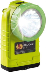 Pelican Products, Inc. - White LED Bulb, 233 Lumens, Right Angle Flashlight - Yellow Plastic Body, 4 AA Alkaline Batteries Not Included - A1 Tooling