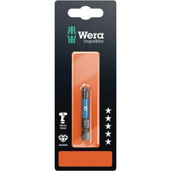 Wera - 4mm Hex Screwdriver Bit - 1/4" Drive, 50mm OAL - A1 Tooling