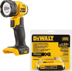 DeWALT - 20 Volts, 110 Lumens, Cordless Flashlight - White, 11 hr Run Time - A1 Tooling