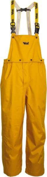 Viking - Size 2XL, Yellow, Rain, Wind Resistant Bib Overall - No Pockets - A1 Tooling