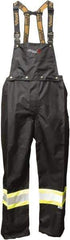 Viking - Size 4XL, Black, Green, Silver, Rain, Flame Resistant/Retardant, Wind Resistant Bib Overall - No Pockets - A1 Tooling