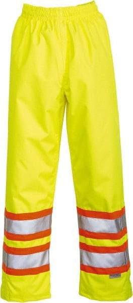 Viking - Size S, High Visibility Lime, Rain, Wind Resistant Pants - No Pockets - A1 Tooling