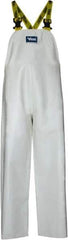 Viking - Size 2XL, White, Chemical, Rain, Wind Resistant Bib Overall - No Pockets - A1 Tooling