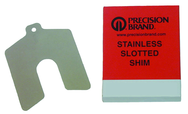 5X5 .100 SLOTTED SHIM PER PACK OF 5 - A1 Tooling