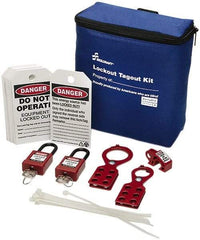 Ability One - 26 Piece Lockout Tagout Kit - Keyed Differently, Comes in Carrying Case - A1 Tooling