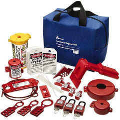 Ability One - 39 Piece Electrical & Valve Lockout Kit - Keyed Differently, Comes in Carrying Case - A1 Tooling