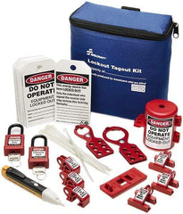 Ability One - 35 Piece Electrical Lockout Kit - Keyed Differently, Comes in Carrying Case - A1 Tooling