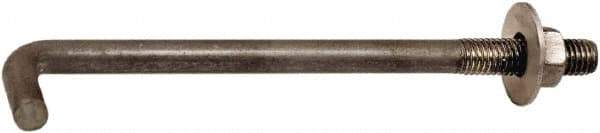 Value Collection - 3/4-10, 15" OAL Bent Anchor Bolt - Grade 2 Steel - A1 Tooling