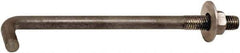 Value Collection - 3/4-10, 15" OAL Bent Anchor Bolt - Grade 2 Steel - A1 Tooling