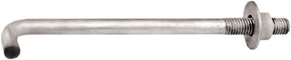 Import - 3/8-16, 12" OAL Bent Anchor Bolt - Grade 2 Steel - A1 Tooling