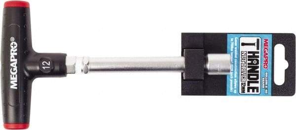 Megapro - 12mm Hollow Shaft Nutdriver - T-Handle Handle, 175mm OAL - A1 Tooling