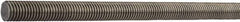 Value Collection - 1-1/2-12 UNF (Fine), 6' Long, Alloy Steel General Purpose Threaded Rod - Uncoated, Right Hand Thread - A1 Tooling