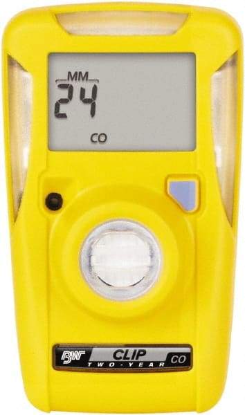 BW Technologies by Honeywell - Visual, Vibration & Audible Alarm, LCD Display, Single Gas Detector - Monitors Carbon Monoxide, -40 to 50°C Working Temp - A1 Tooling