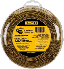 DeWALT - 0.08" Diam, 225' Long String Trimmer Replacment Line - For DCST920B, DCST920P1, DCST970X1, DCST990B, DCST990H1, DCST990M1 - A1 Tooling