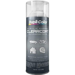 Dupli-Color - Crystal Clear, Flat, Acrylic Enamel Spray Paint - 12 to 14 Sq Ft per Can, 12 oz Container - A1 Tooling