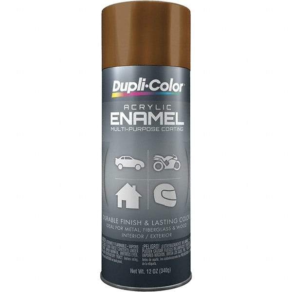 Dupli-Color - Leather Brown, Gloss, Acrylic Enamel Spray Paint - 12 to 14 Sq Ft per Can, 12 oz Container - A1 Tooling