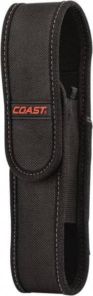 Coast Cutlery - Nylon/Polyester Handheld Flashlight (General Purpose & Industrial) Flashlight Sheath - Black, Compatible with Coast Batteries - A1 Tooling